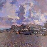 Fishing Boats - Late Afternoon Sky