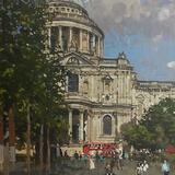 St Paul's from Peter's Hill and Sermon Lane