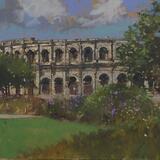 Arenas de Nimes from Esplanade Charles De Gaulle