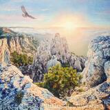 The light of life. original painting by Irina Sumanenkova