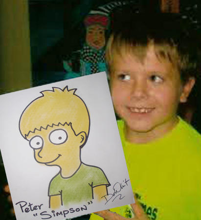 Boy as Simpson