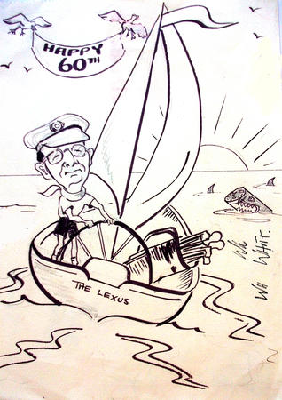 Birthday present for a Yachting Business man