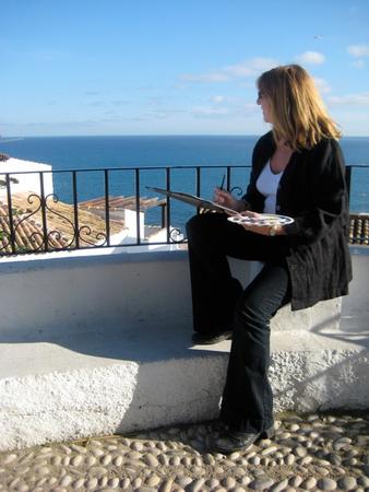Kay overlooking Altea 