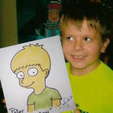 Boy as Simpson