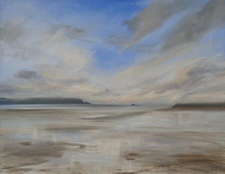 Evening Light Over the Doom Bar 