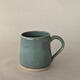 Soft Turquoise textured pattern base 300ml mug