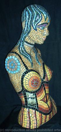 Mosaic manequin