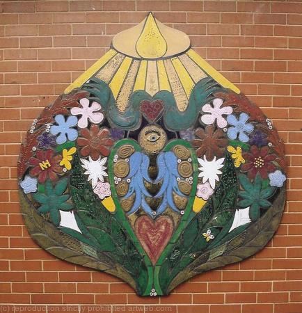 Garden of Eden - Ceramic mural 