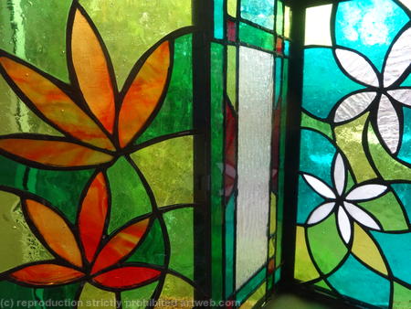 Lantern glass detail