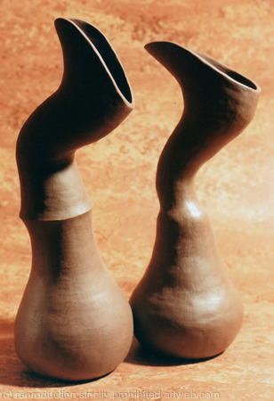 Sculptural pair