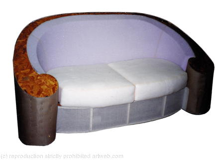 Sofa-bed construction stage 3