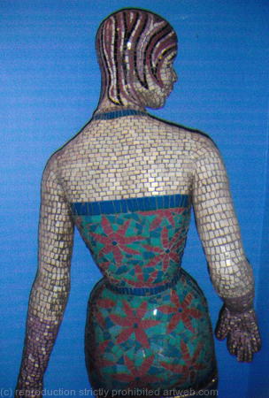 Mosaic mannequin - Back