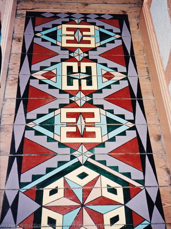 Hand painted floor
