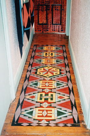 Hand painted floor