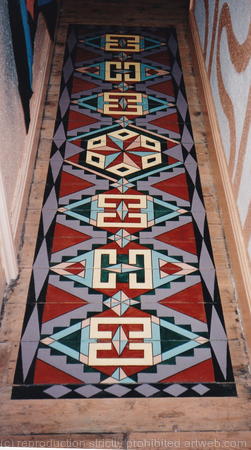 Hand painted floor