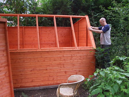 Shed building Aug 2012