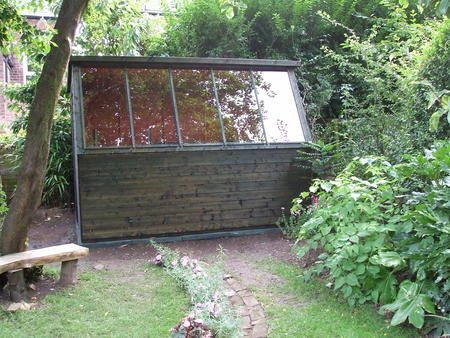 Shed building Aug 2012