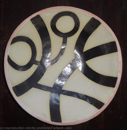 Large green 'Buds' bowl