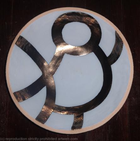 Large blue 'Bluebird' Bowl