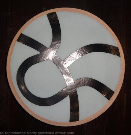 Medium pale blue 'Suction' bowl