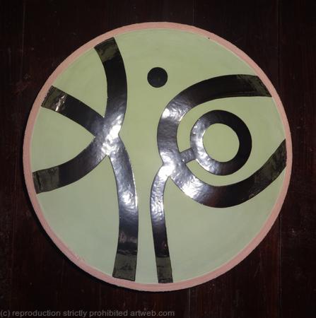 Medium green 'Bump' bowl