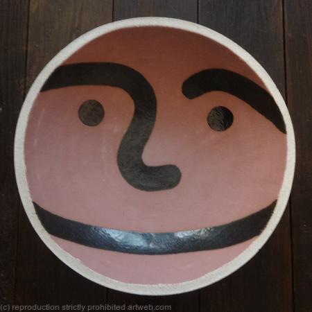 Medium 'Pink face' bowl