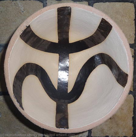 Small white 'creature' bowl