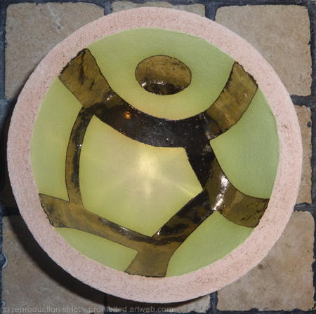 Small green 'running' bowl