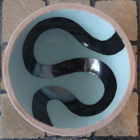 small light blue 'river' bowl