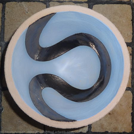 Small blue 'loop' bowl