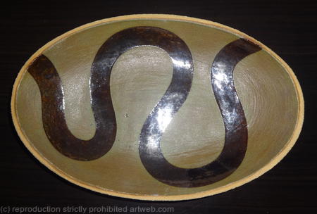 Olive 'Swamp river' dish