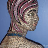 Mosaic manequin detail.