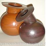 Pair of stoneware pots.