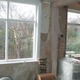 Dining room window before