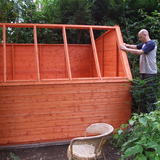 Shed building Aug 2012