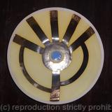 Large yellow 'Sun up' bowl