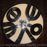 Medium natural 'Jazz hands and...' bowl