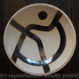 Medium white 'Ski' bowl