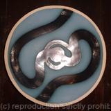 Medium teal 'Knot' bowl