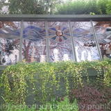 Stained Glass Shed Windows