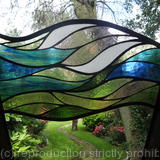 'Spring' shed glass panel