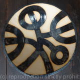 Large natural 'Jazz hands and...' bowl