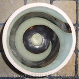 Small green 'spiral' bowl