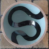 small light blue 'river' bowl