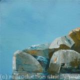 rocks by the ice house