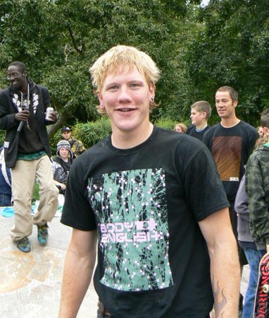 Ricky, won the bmx comp at the jam in 2008 and 2009 - representin Team b