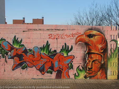 graffiti nerja, Spain 2007