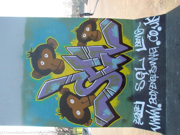 SGL, vert wall piece  - by ernie and demo -