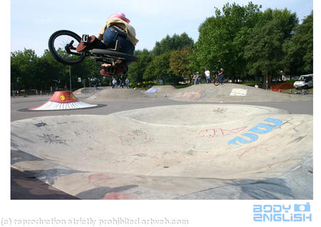 Ricky busting out for Team Body English