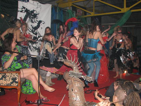 autonomous art exhibition- the fashion show was hot hot hot!